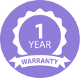 1 Year Warranty 1 Year Warranty